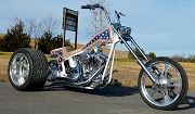 Frankenstein Trike kit on 2007 Softail pic